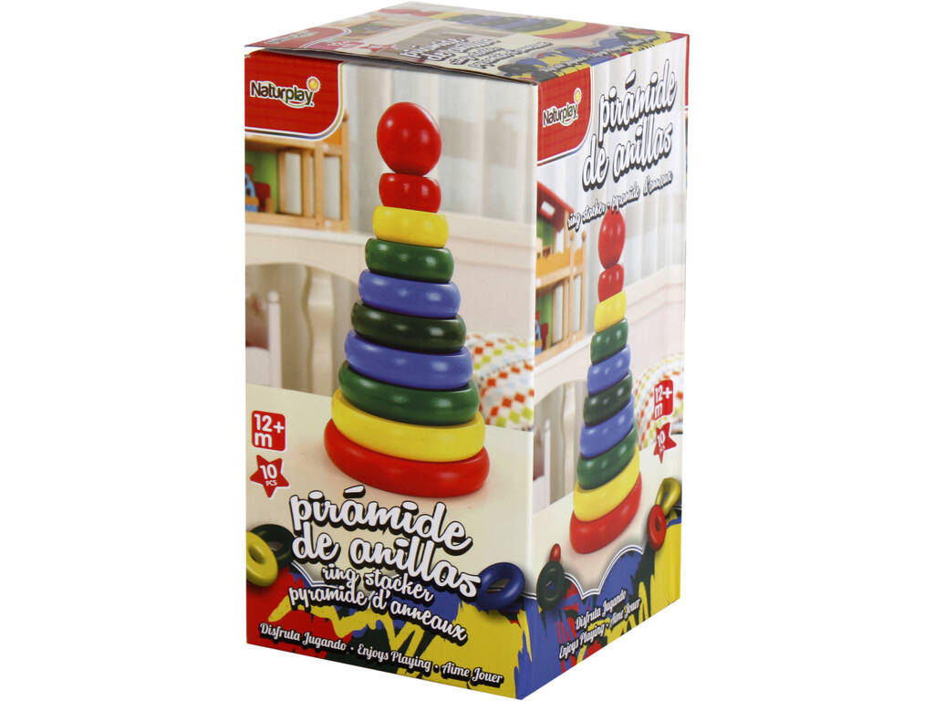 Piramide in Legno 10 Pezzi