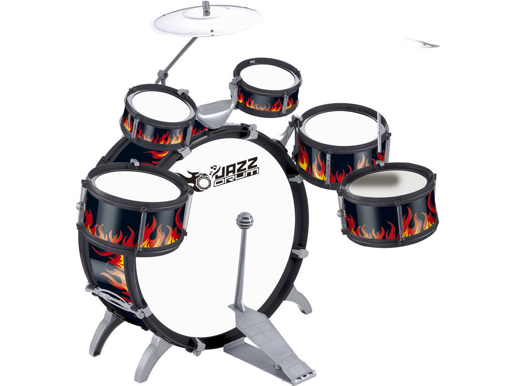 Bateria Jazz 5 Tambores y Platillos