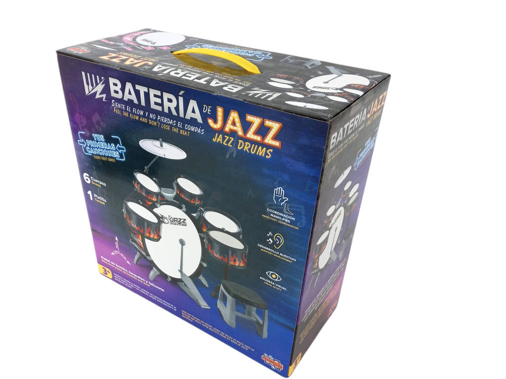 Bateria Jazz 5 Tambores y Platillos