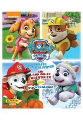 Paw Patrol Une année d'aventures Album d'autocollants Panini