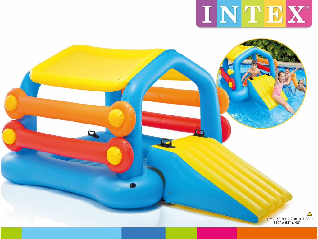 Gioco Acquatico con Scivolo 279x173x122 cm Intex 58294EU