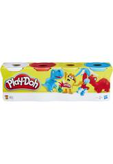 Playdoh Pack 4 Vasetti Hasbro B5517