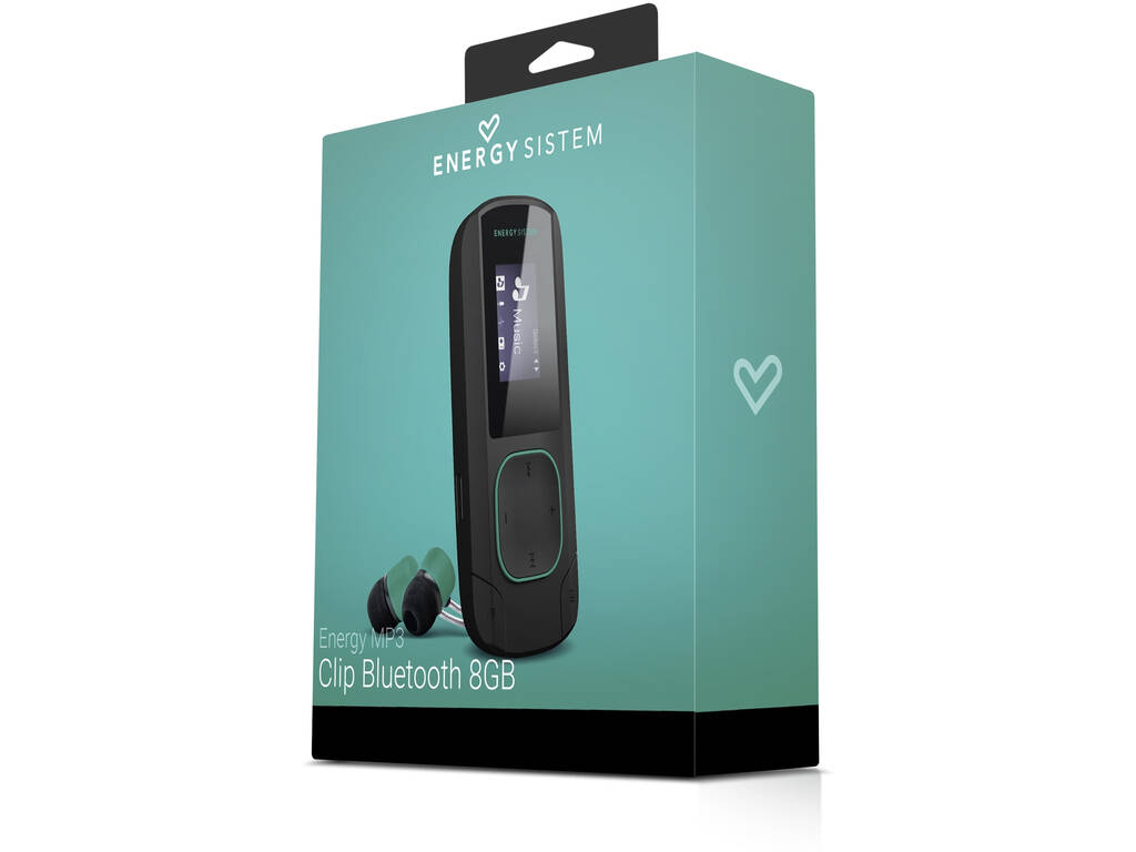 Energy MP3 Clip Bluetooth Mint 8GB Con Radio