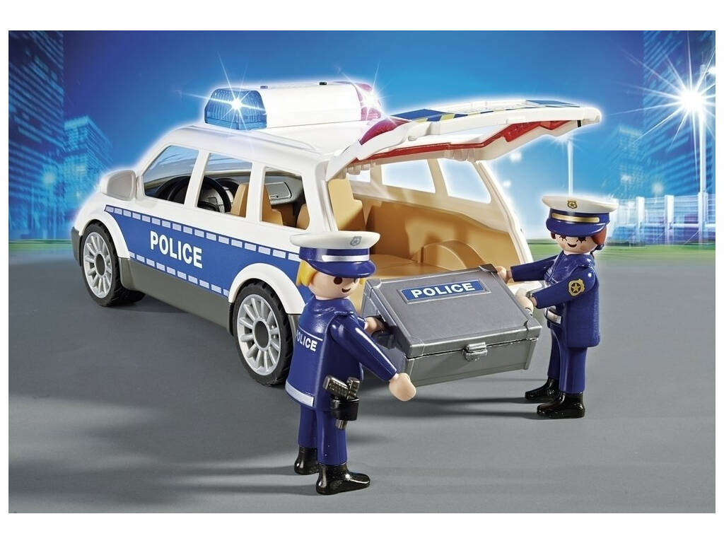 Playmobil Voiture de Policiers avec Gyrophare et Sirène 6920