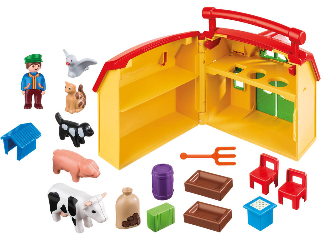 Playmobil Fattoria Portatile Apri e Gioca