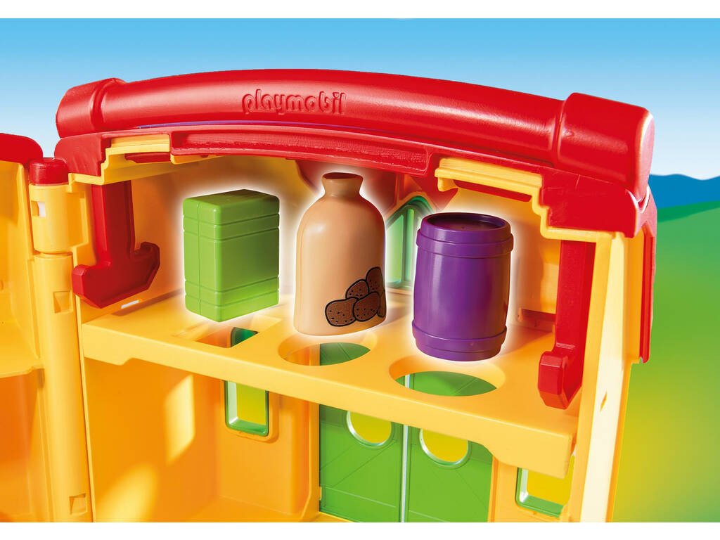Playmobil Fattoria Portatile Apri e Gioca