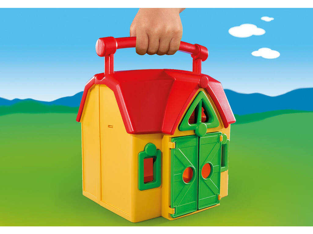 Playmobil Fattoria Portatile Apri e Gioca