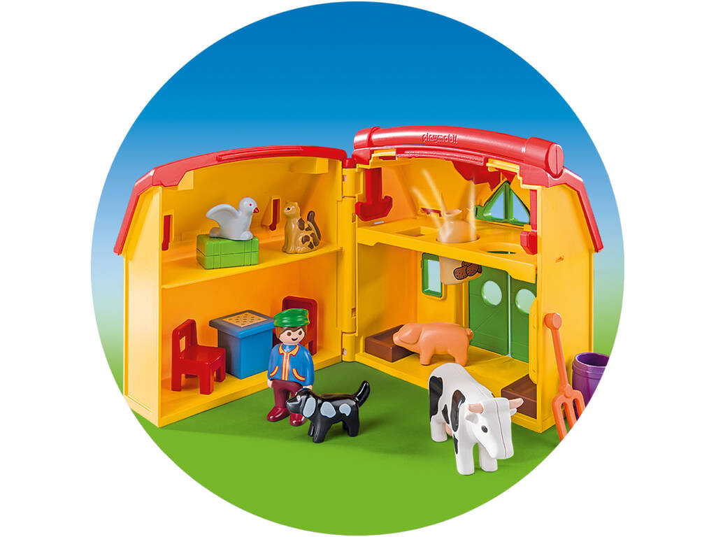 Playmobil Fattoria Portatile Apri e Gioca
