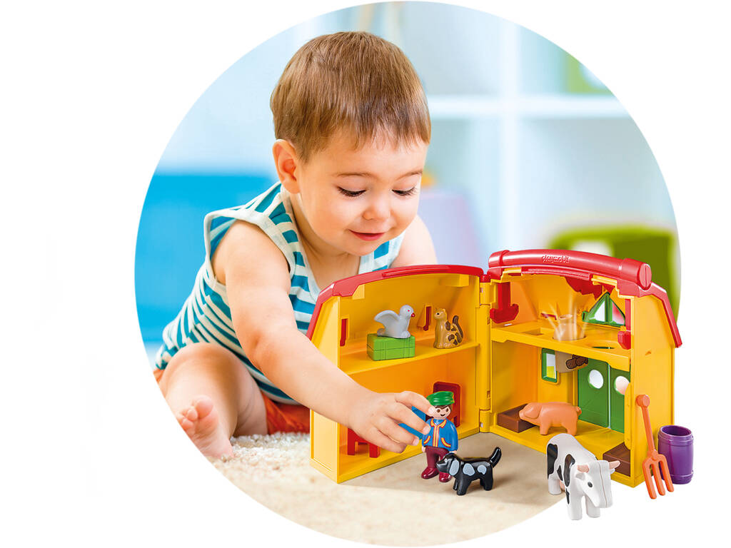 Playmobil Fattoria Portatile Apri e Gioca