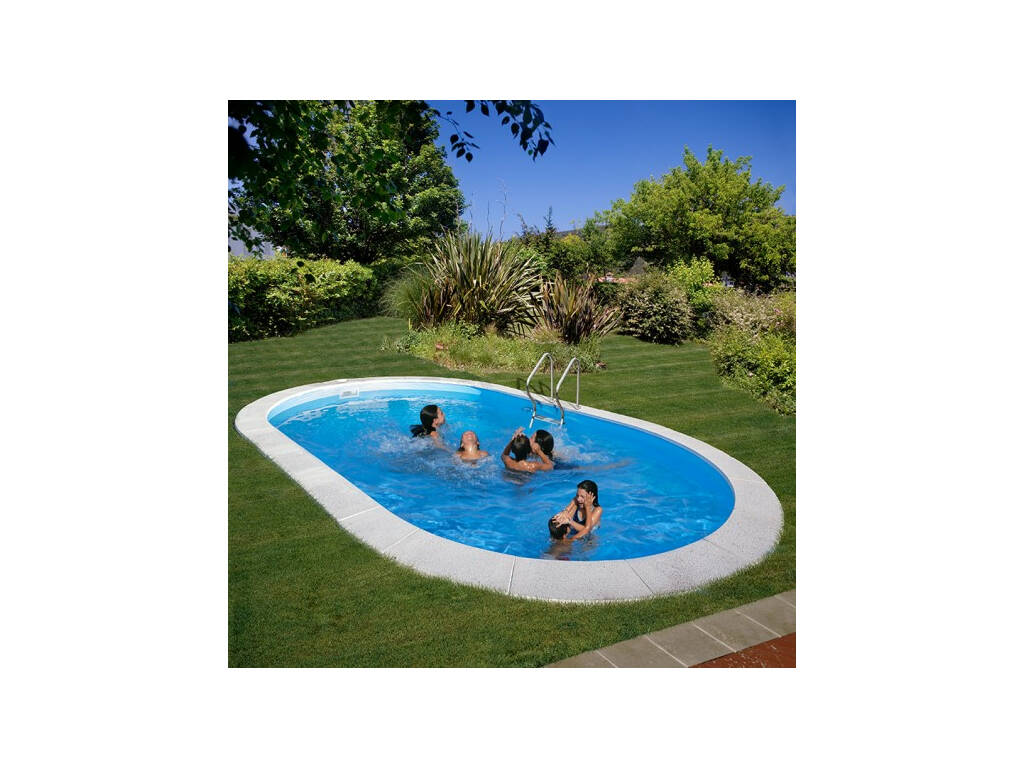 Piscina Enterrada Moorea 800x400x150 cm. Gre KPEOV8059M