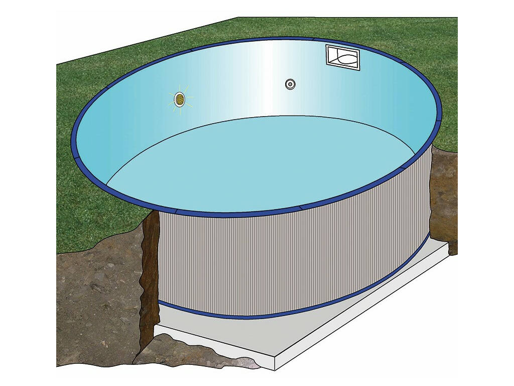 Piscina Enterrada Madagascar de 420x150 cm. Gre KPE4259