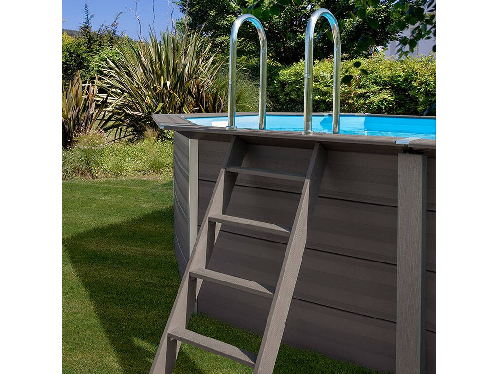 Piscine Bois Composite Pool 804 x 386 x 124 cm Gre KPCOV80