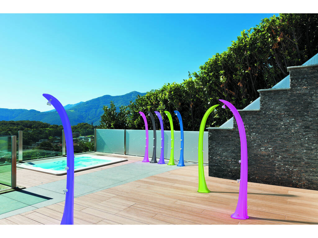 Doccia Solare Cobra Verde Con Lavapiedi Poolstar DS-C720VE