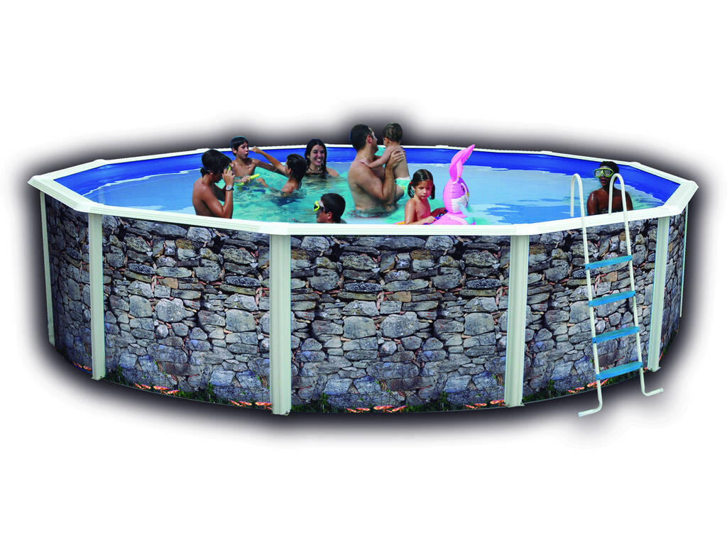 Piscine Pierre Grise 550 x 120 cm Toi 6235