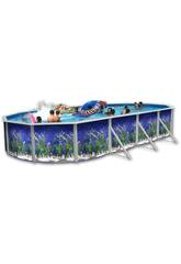 Piscina Oceano 730x366x120 cm. Toi 8571