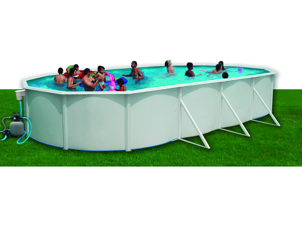 Piscine Mallorca avec Kit d'été 730x366x120 cm Toi 8472
