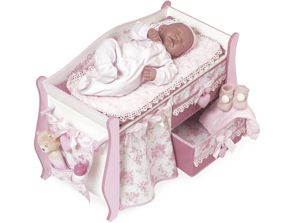 Armário Muda - cueiros Bonecas Madeira Daniela 38x63x28 cm DECUEVAS 54421