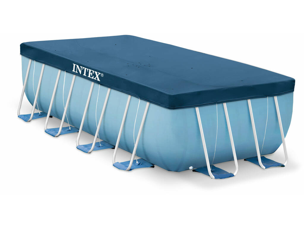 Telo di Copertura per Piscina 389x184 cm Intex 28037