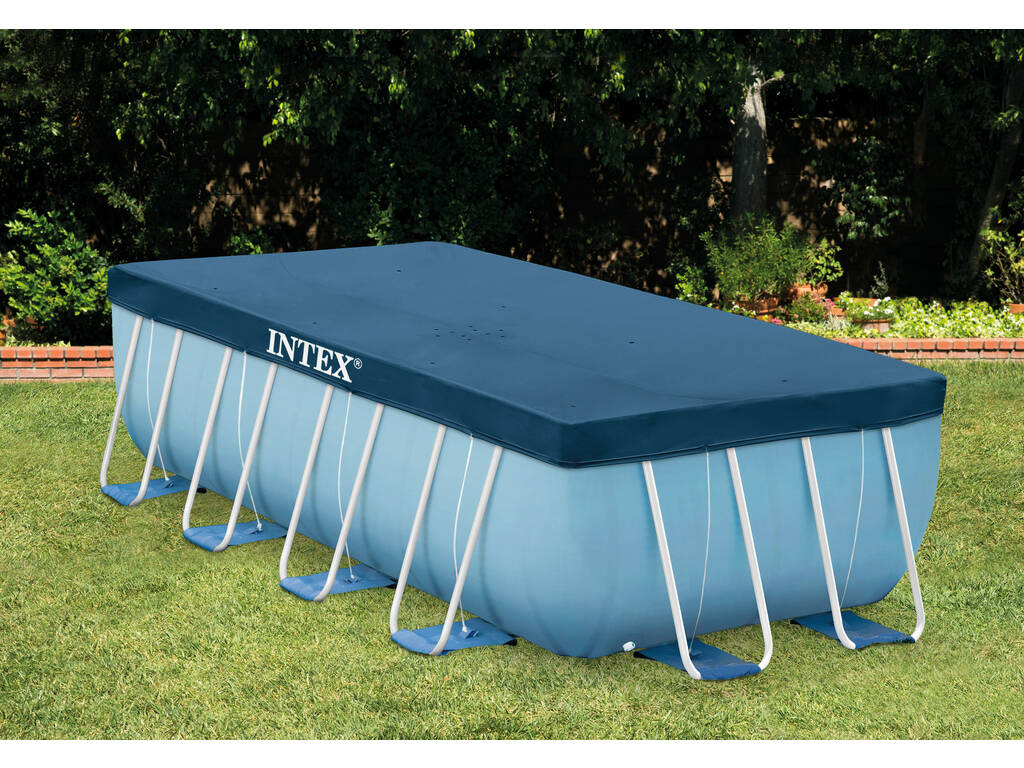 Telo di Copertura per Piscina 389x184 cm Intex 28037