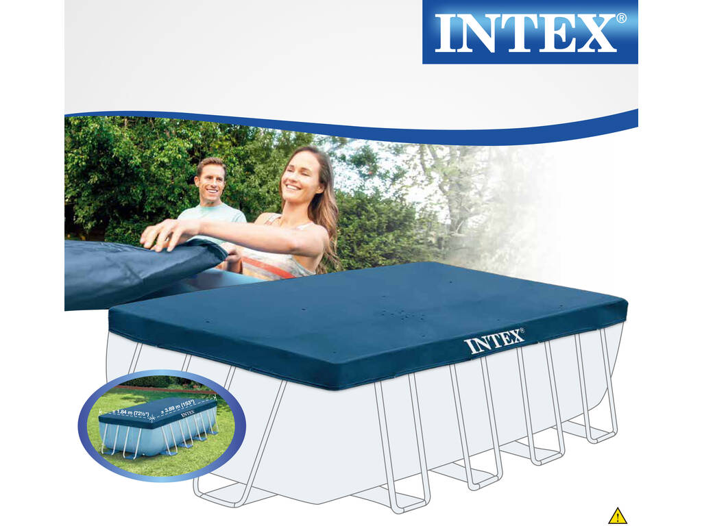 Telo di Copertura per Piscina 389x184 cm Intex 28037