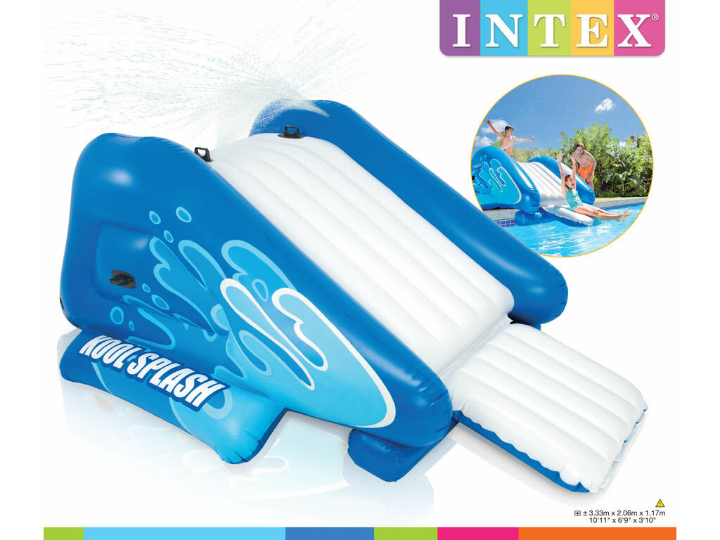 Toboggan Gonflable Pour Piscines 333 x 206 x 117 cm Intex 58849