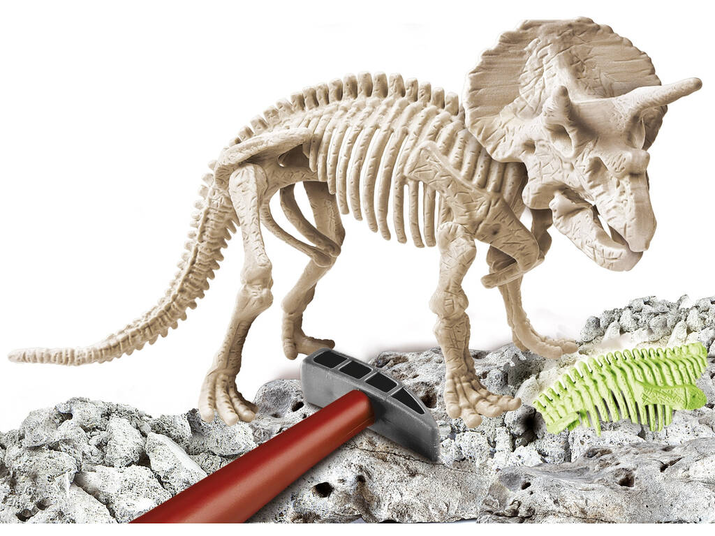 Arqueojugando Tricératops Fluorescent