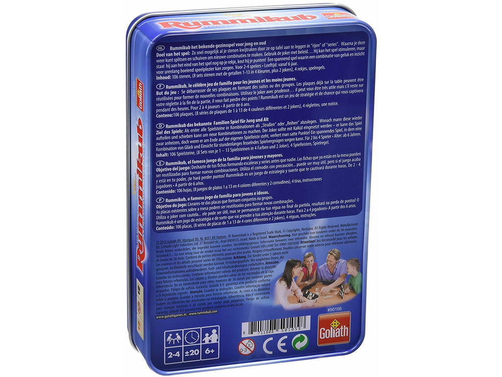 Gioco da Viaggio Rummikub Goliath