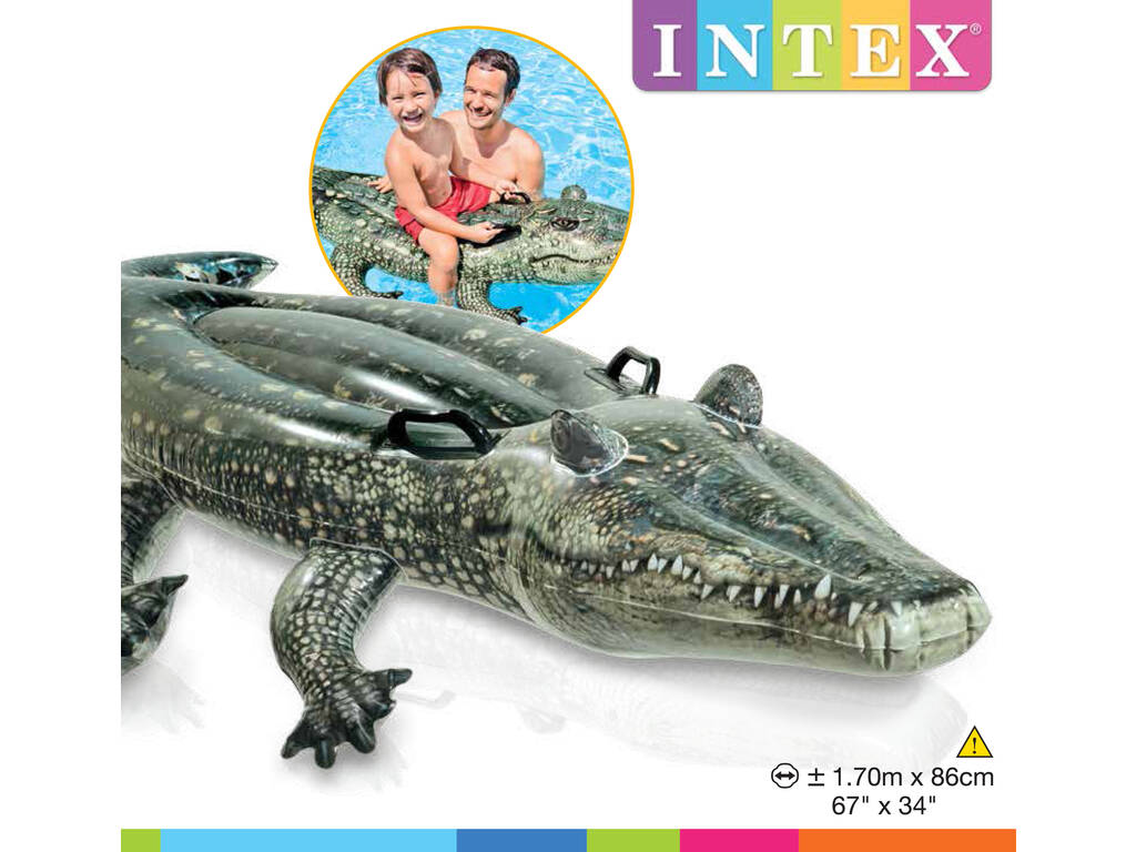 Cavalcabile Vero Alligatore 170x86 cm Intex 57551