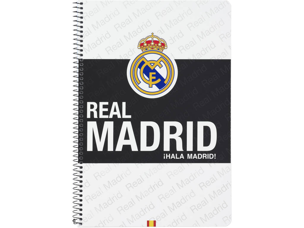 Cahier Couvertures Rigides 80 pages Real Madrid Officiel