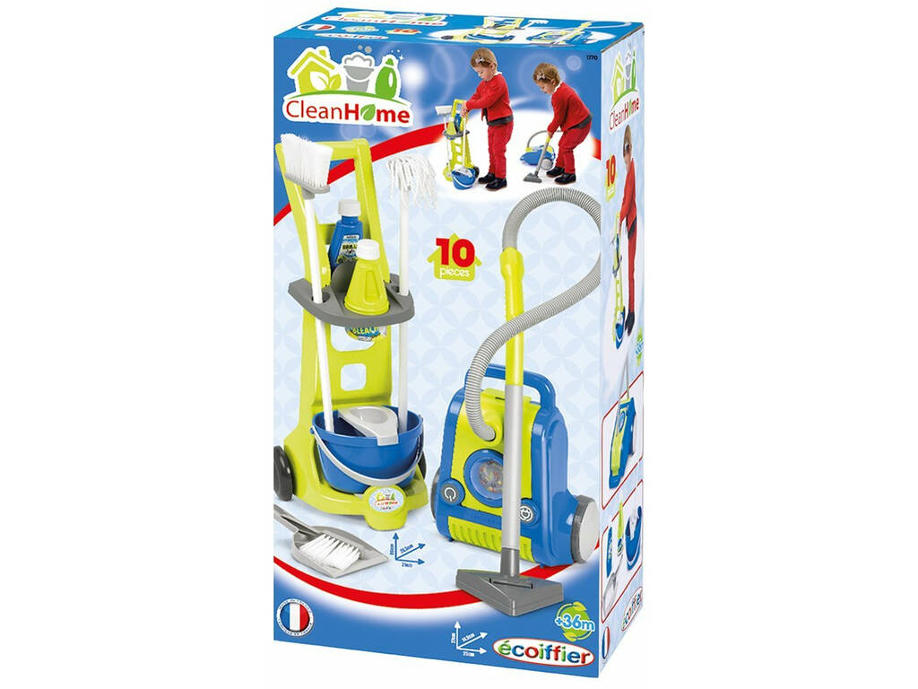 Chariot de Nettoyage avec Aspirateur Smoby 1770