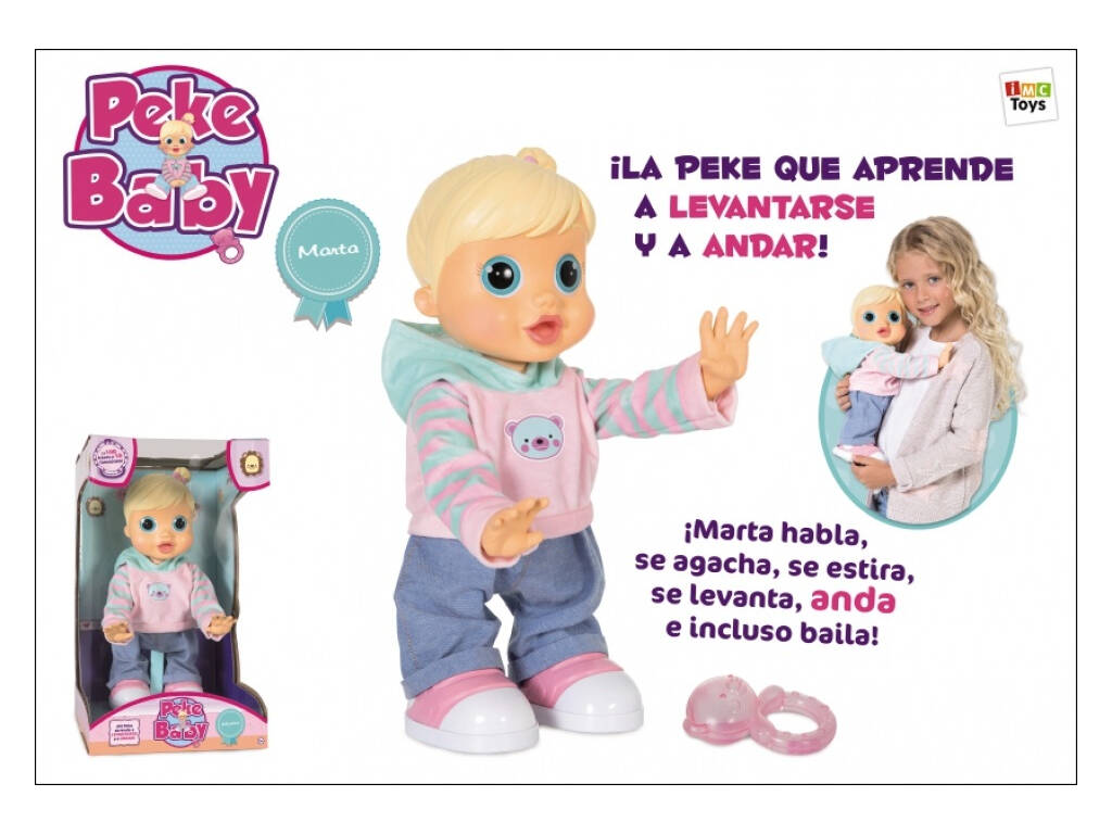 Pekebaby Marta Poupée Interactive IMC Toys 96325 