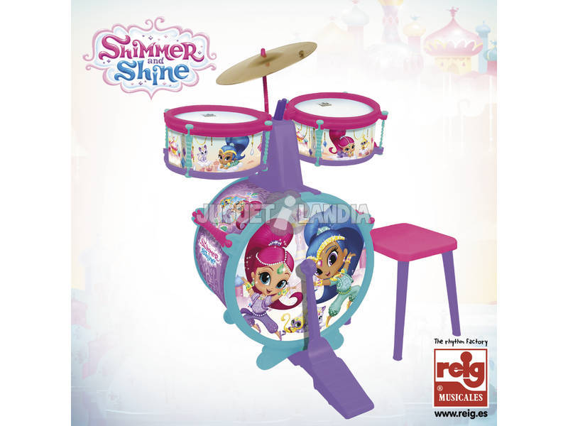 Batteria semplice con Sgabello Shimmer and Shine Claudio Reig 3511