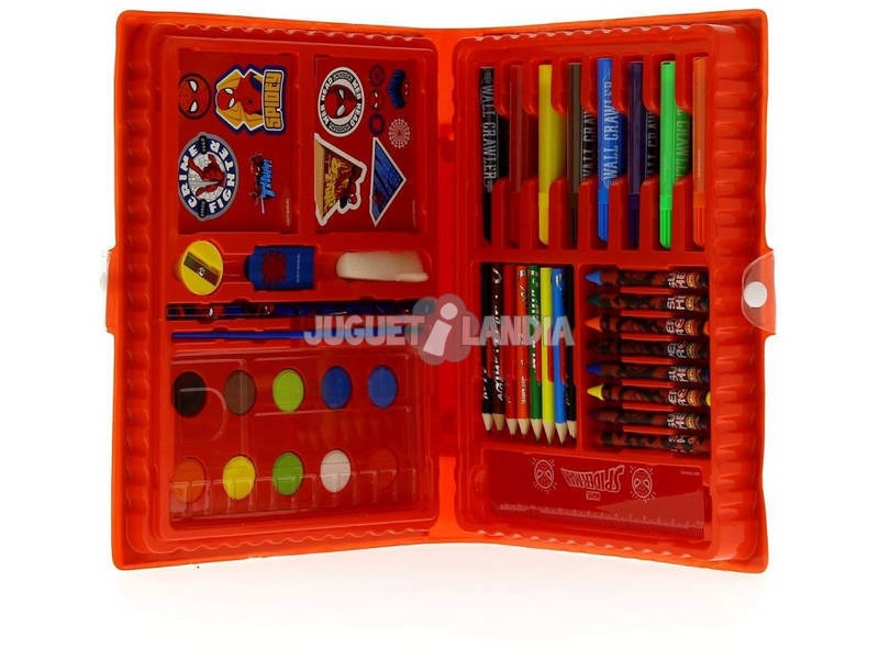Spiderman Estuche De 52 Piezas