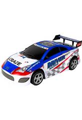 Voiture à Friction Super Racing 44 cm Bleu Funny 77