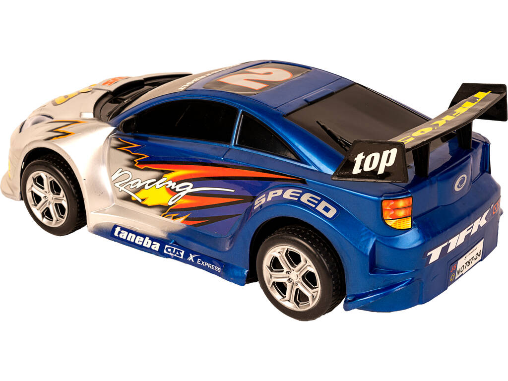 Voiture à Friction Super Racing 44 cm Bleu Thunderbolt 2