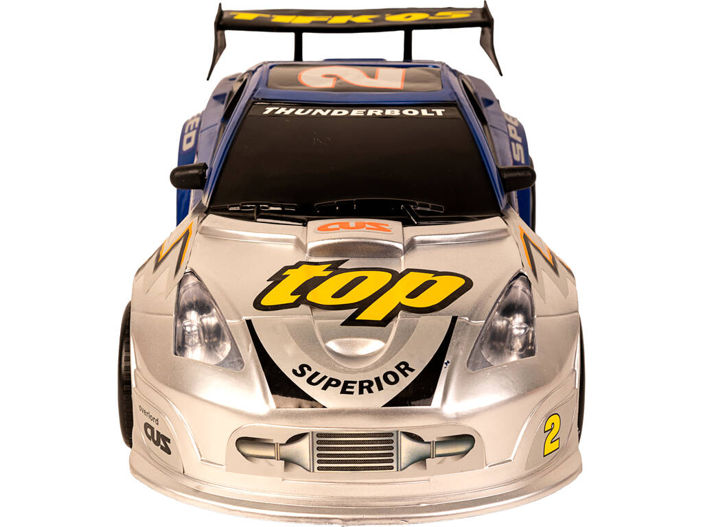 Voiture à Friction Super Racing 44 cm Bleu Thunderbolt 2