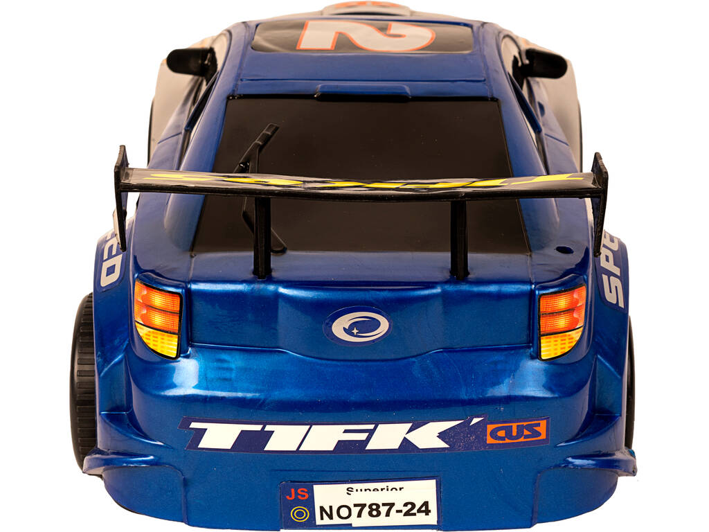 Voiture à Friction Super Racing 44 cm Bleu Thunderbolt 2