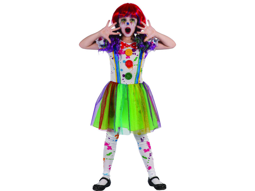 Déguisement Bébé Taille S Clown Sanglant