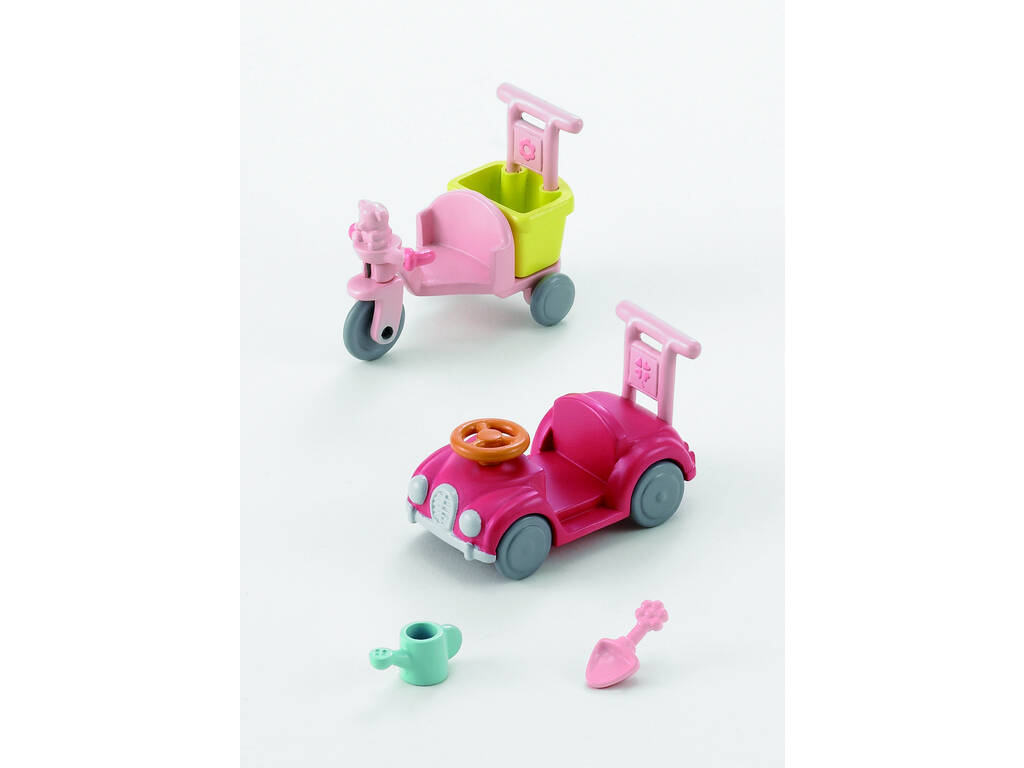 Sylvanian Families Mamma e Bebè con Auto e Triciclo Epoch 5040