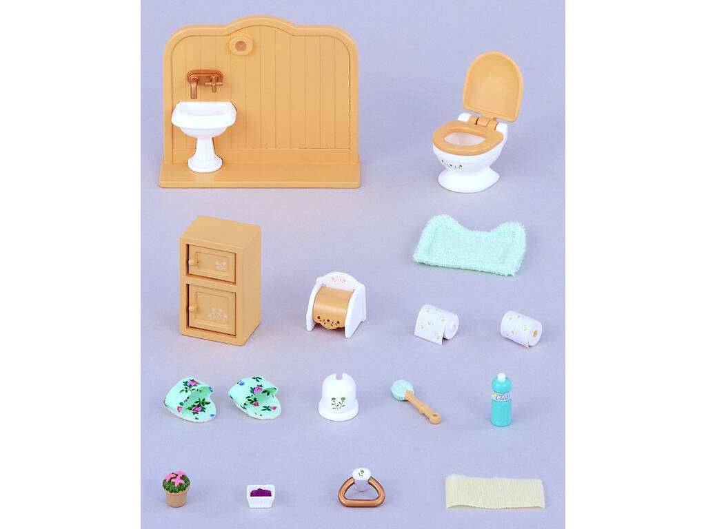 Sylvanian Families Ensemble Toilettes Epoch Pour Imaginer 5020 