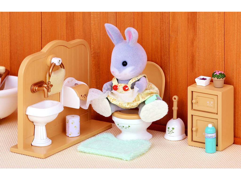Sylvanian Families Ensemble Toilettes Epoch Pour Imaginer 5020 