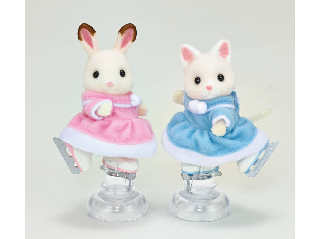 Sylvanian Families Amies Patineuses Sur Glace Epoch Pour imaginer 5258 