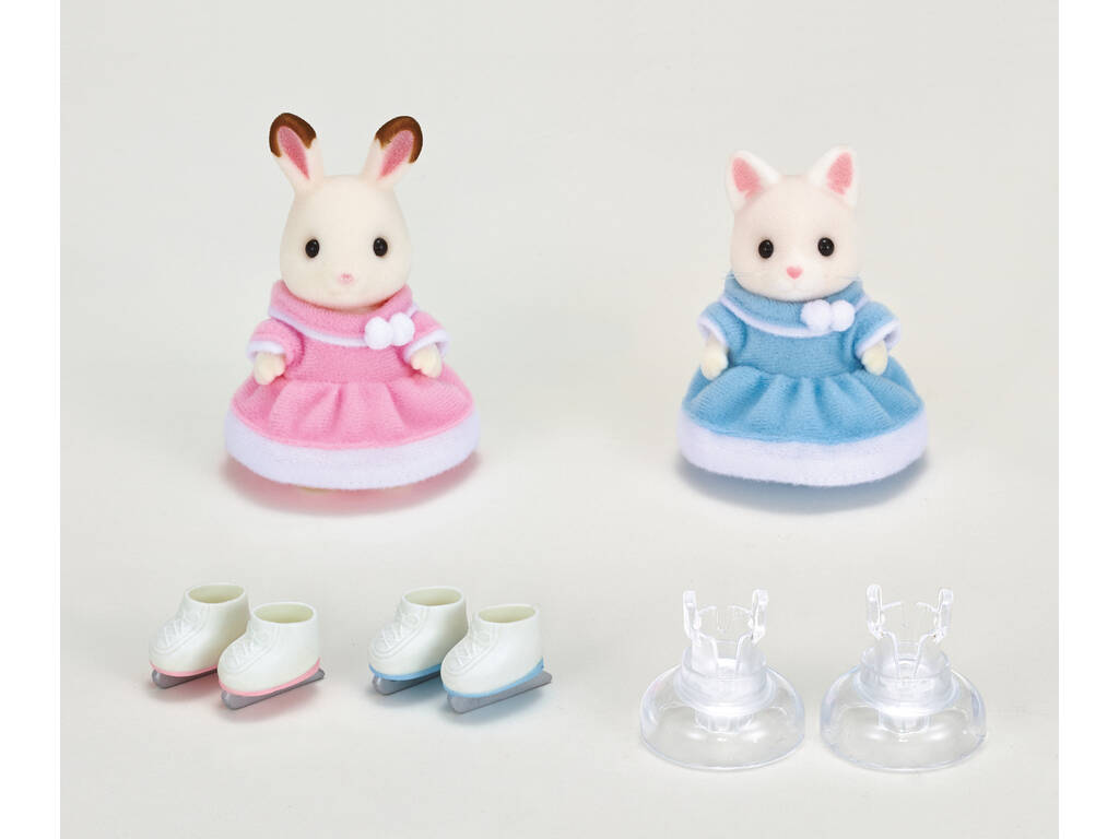 Sylvanian Families Amies Patineuses Sur Glace Epoch Pour imaginer 5258 