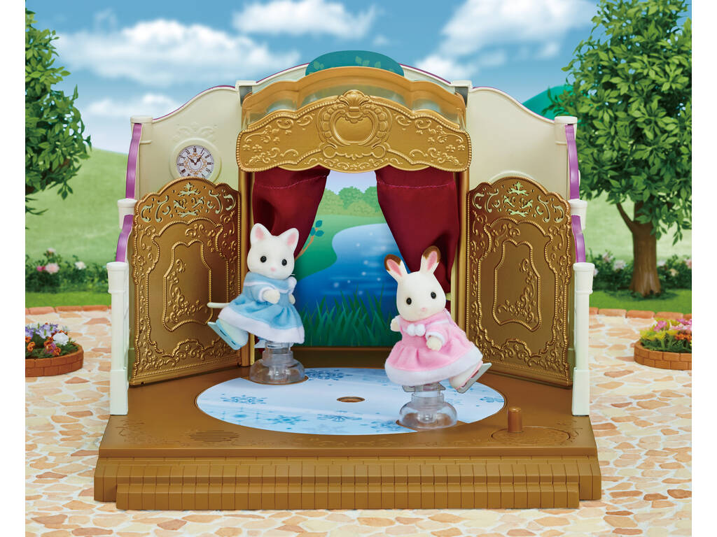 Sylvanian Families Amies Patineuses Sur Glace Epoch Pour imaginer 5258 