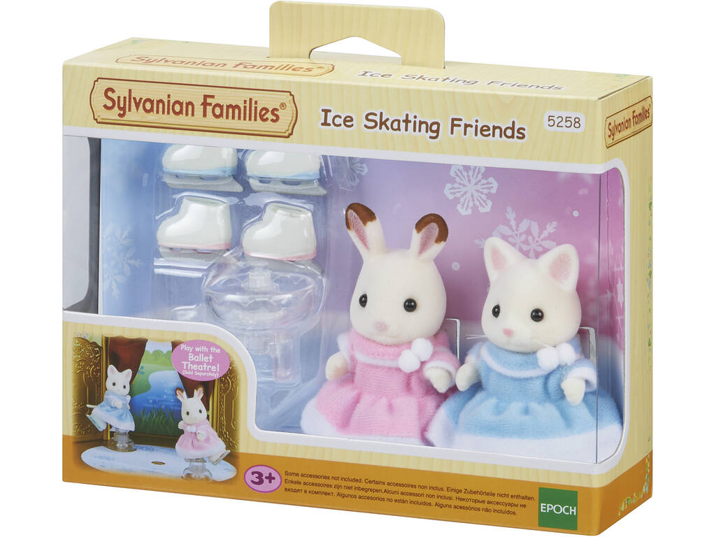 Sylvanian Families Amies Patineuses Sur Glace Epoch Pour imaginer 5258 