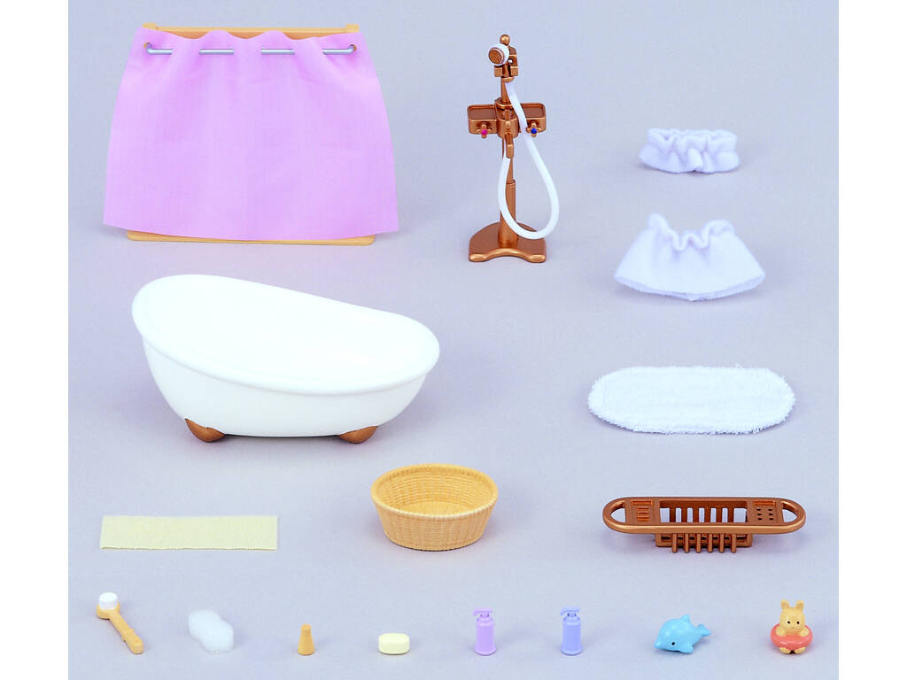 Kit Baignoire et Douche Sylvanian Families 5022 