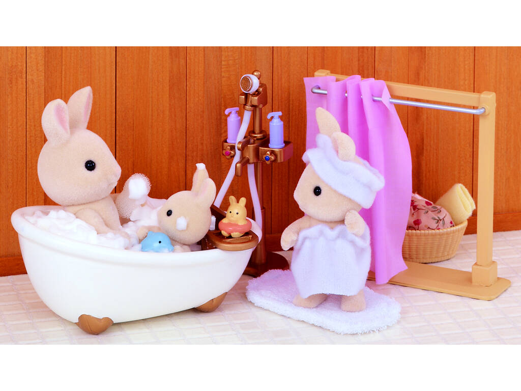 Kit Baignoire et Douche Sylvanian Families 5022 