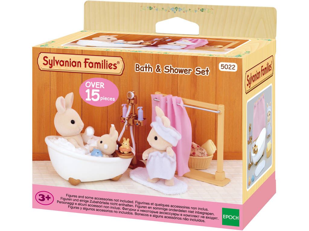 Kit Baignoire et Douche Sylvanian Families 5022 