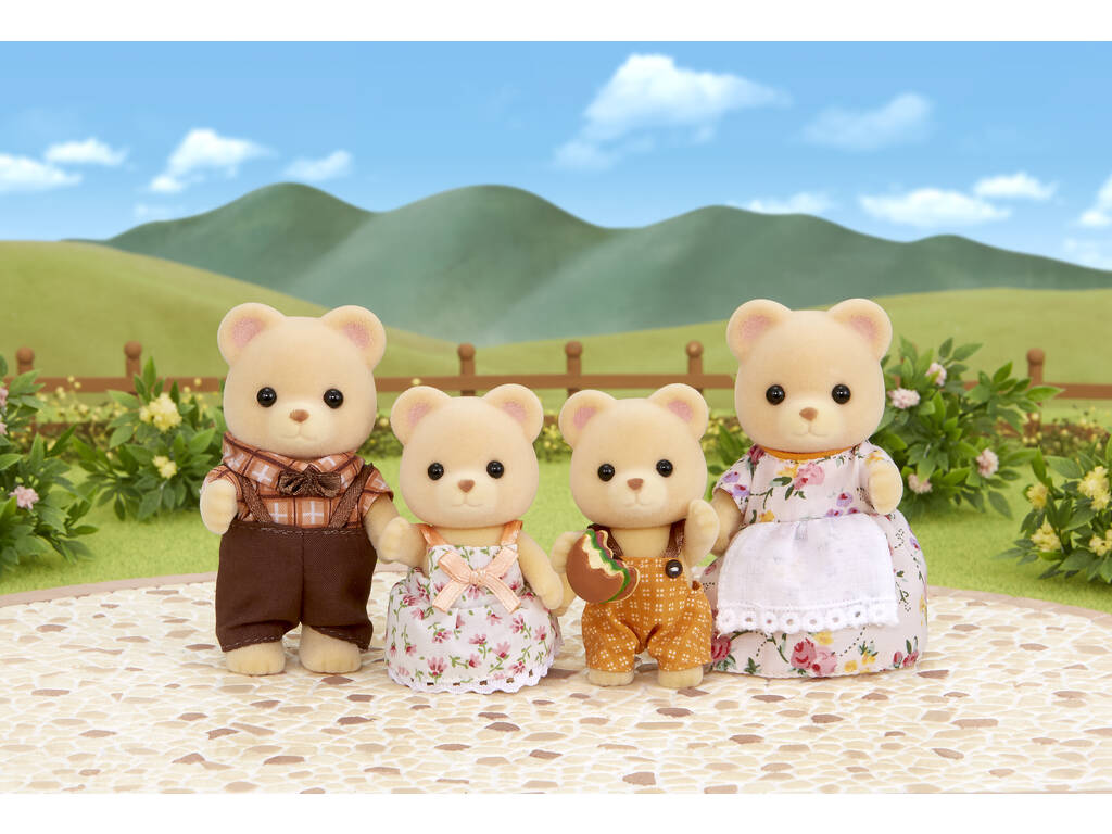 Sylvanian Families Família Ursos Pardos Epoch Para Imaginar 5059