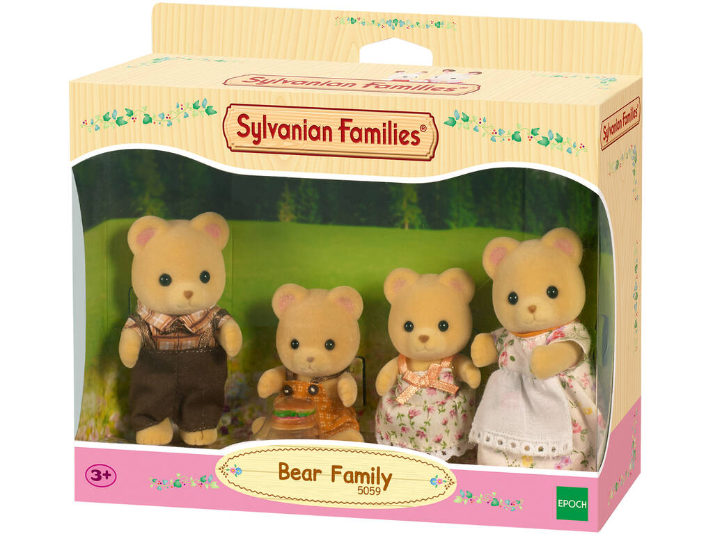 Sylvanian Families Família Ursos Pardos Epoch Para Imaginar 5059